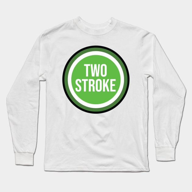 Two Stroke Long Sleeve T-Shirt by Toby Wilkinson